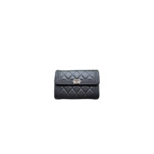 Chanel boy long wallet