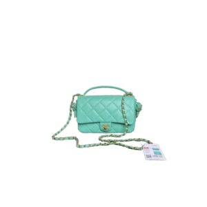 CHANEL Flap Bag with Top Handle(HIGH-END GRADE)