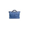 CHANEL Woven Straw Raffia Striped Medium Deauville Tote