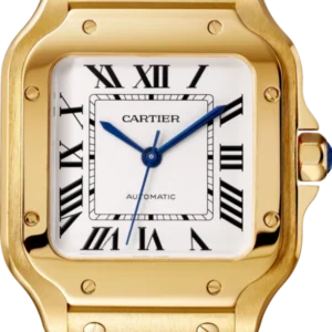 CARTIER santos 18kt Yellow Gold Men's WatchItem -WGSA0007(AAAAA)