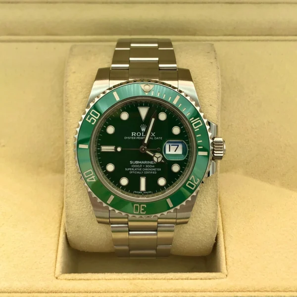 Rolex Submariner 116610LV-0002 Black Disk Watch (Green Water Ghost) - 图片 11