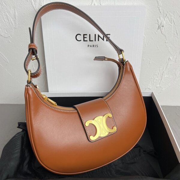 CELINE MEDIUM AVA TRIOMPHE BAG in Smooth Calfskin - 图片 2
