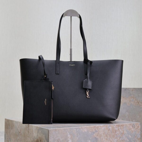 YSL Shopping Saint Laurent leather - 图片 2