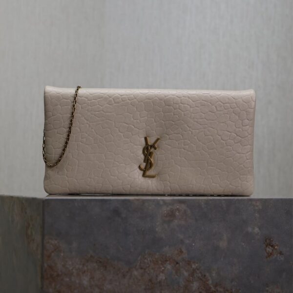 YSL CALYPSO GRAINED LAMBSKIN MINI BAG - 图片 2