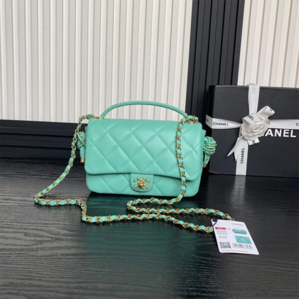 CHANEL Flap Bag with Top Handle(HIGH-END GRADE) - 图片 2