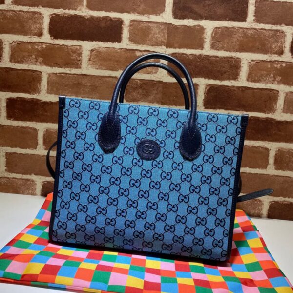 GG Multicolour small tote bag - 图片 2