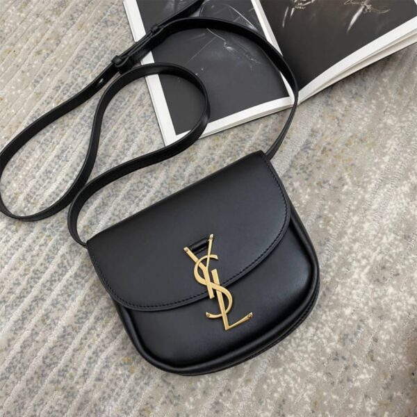 KAIA SMALL SATCHEL IN SMOOTH LEATHER - 图片 2