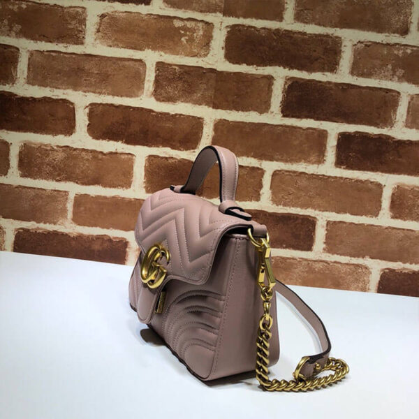 Gucci GG Marmont Mini Top Handle Bag - 图片 3