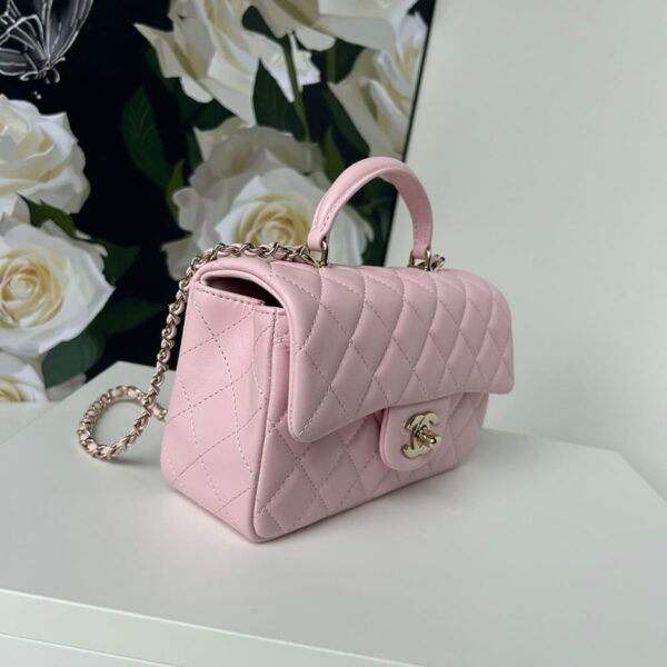 CHANEL Mini Classic Handbag With Top Handle - 图片 3
