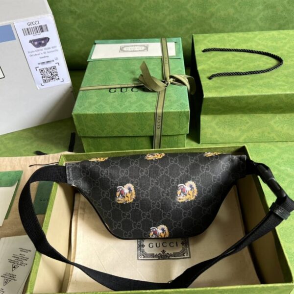 GG belt bag with tiger print - 图片 3