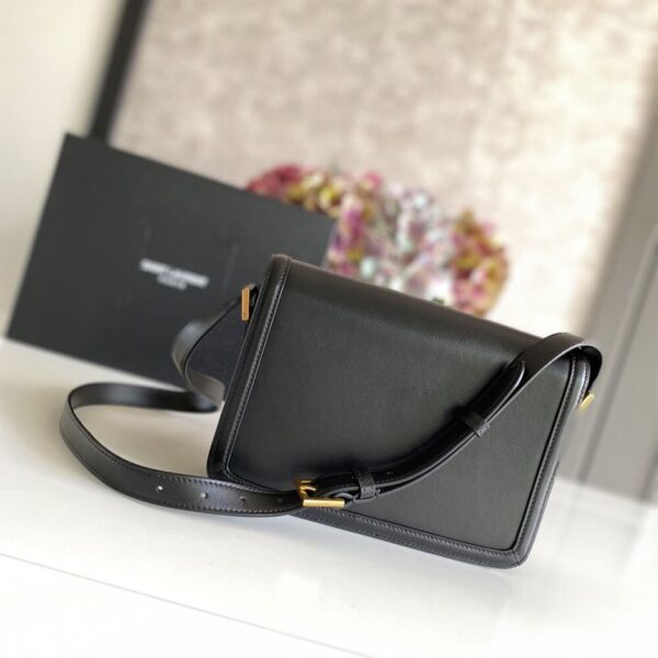 SOLFERINO MEDIUM SATCHEL IN BOX SAINT LAURENT LEATHER - 图片 3