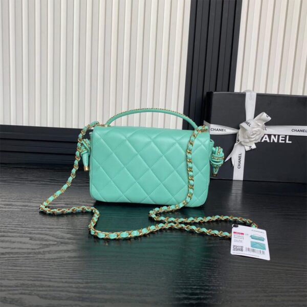 CHANEL Flap Bag with Top Handle(HIGH-END GRADE) - 图片 3