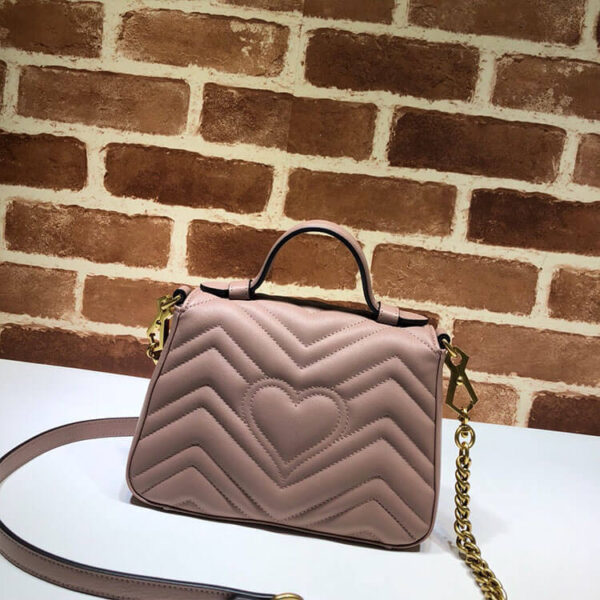 Gucci GG Marmont Mini Top Handle Bag - 图片 4