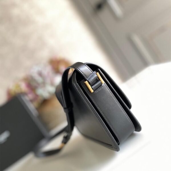 SOLFERINO MEDIUM SATCHEL IN BOX SAINT LAURENT LEATHER - 图片 4