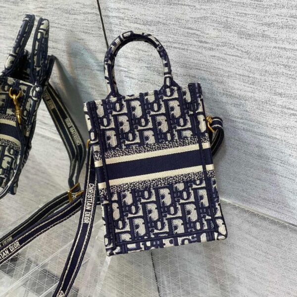 Mini Vertical Dior Book Tote - 图片 4