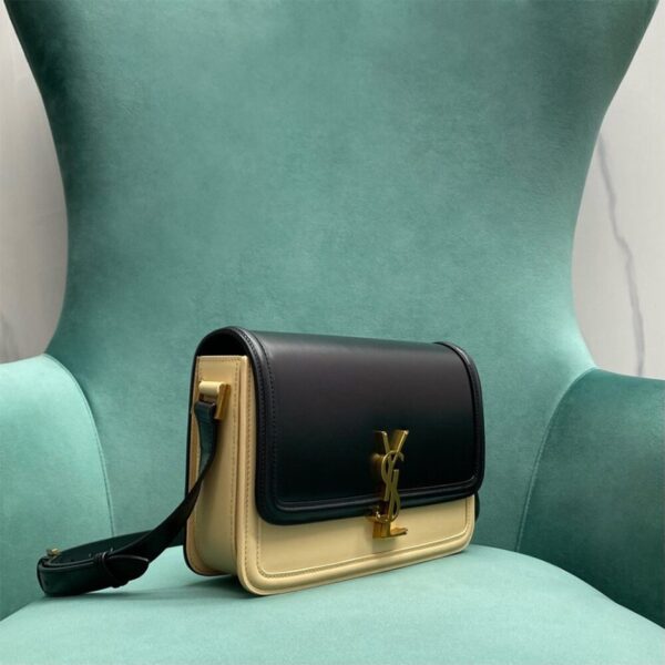 SOLFERINO MEDIUM SATCHEL IN BOX SAINT LAURENT LEATHER - 图片 4
