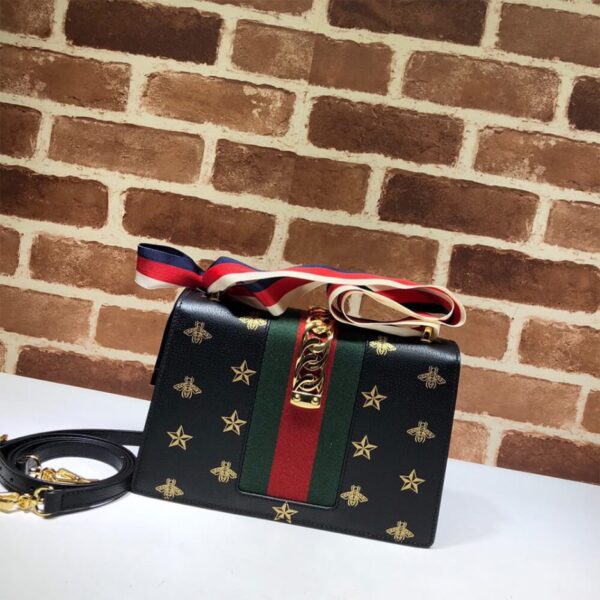 GG Sylvie Bee Star small shoulder bag - 图片 4