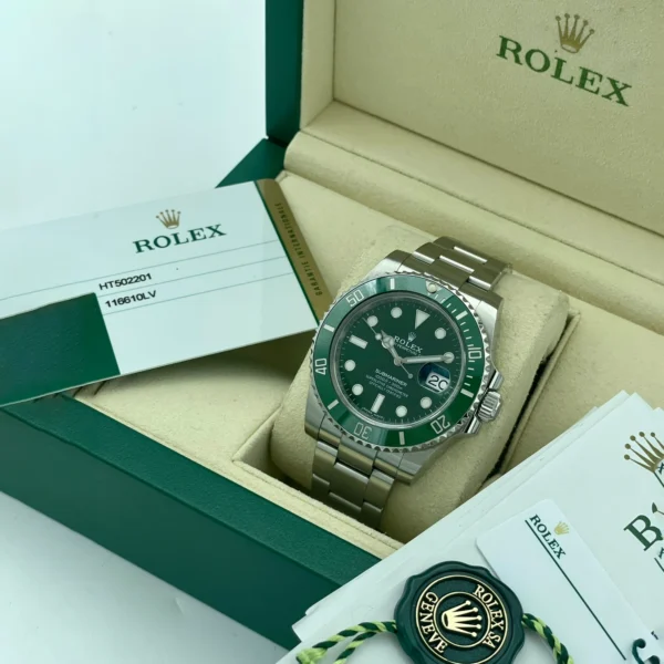 Rolex Submariner 116610LV-0002 Black Disk Watch (Green Water Ghost) - 图片 7
