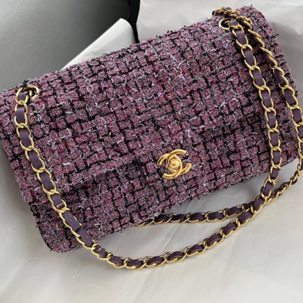 Chanel Tweed Medium Classic Flap Bag - 图片 5