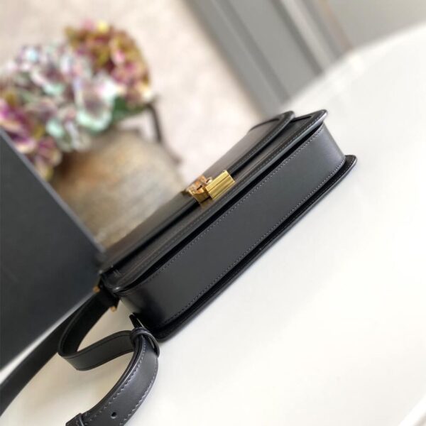 SOLFERINO MEDIUM SATCHEL IN BOX SAINT LAURENT LEATHER - 图片 5