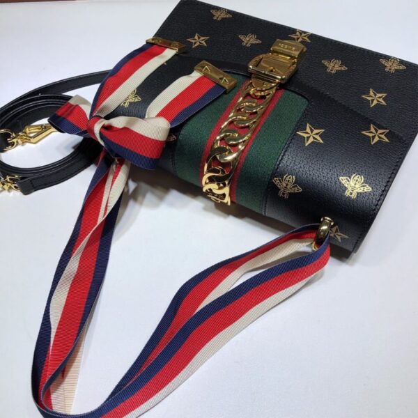GG Sylvie Bee Star small shoulder bag - 图片 5