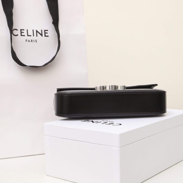 CELINE CLAUDE shiny cowhide leather chain shoulder bag - 图片 5