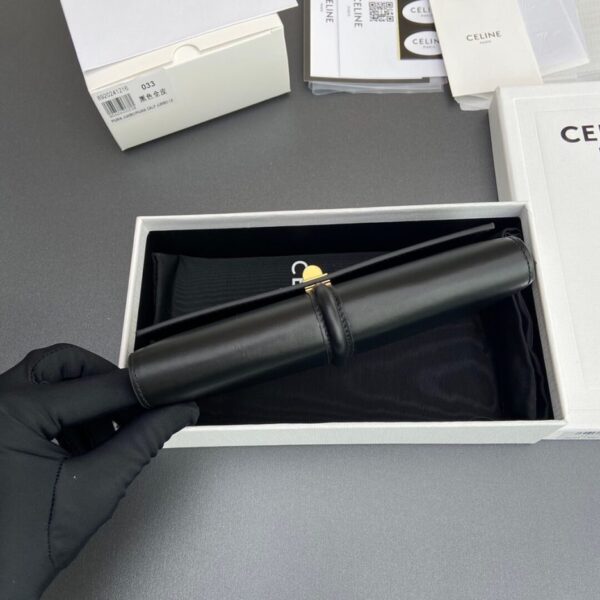 CELINE 16 Large Wallet in Shiny Calf Leather - 图片 5
