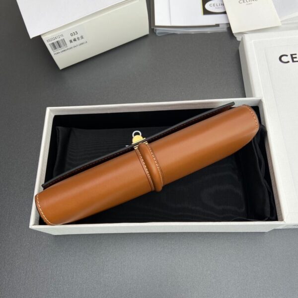 CELINE 16 Large Wallet in Shiny Calf Leather - 图片 5
