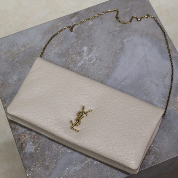 YSL CALYPSO GRAINED LAMBSKIN MINI BAG - 图片 6