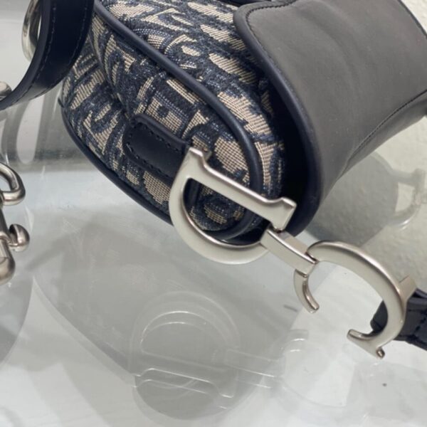 Dior Mini Saddle Bag with Strap - 图片 6