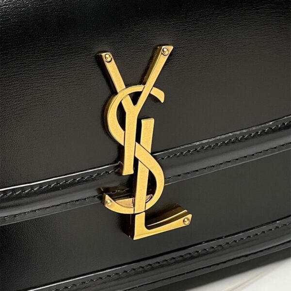 SOLFERINO SMALL SATCHEL IN BOX SAINT LAURENT LEATHER - 图片 7