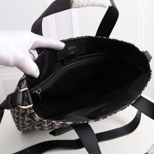 SADDLE TOTE BAG WITH SHOULDER STRAP - 图片 8
