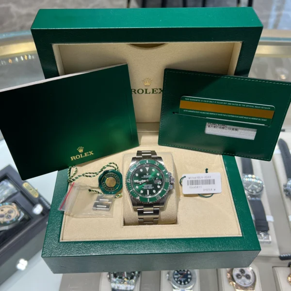 Rolex Submariner 116610LV-0002 Black Disk Watch (Green Water Ghost) - 图片 9